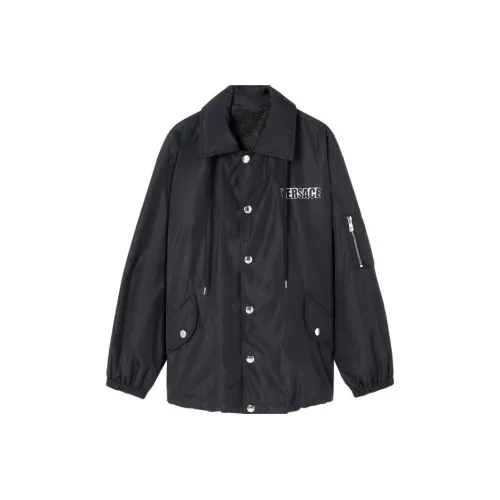 VERSACE SS23 Jackets Coats Men's Black