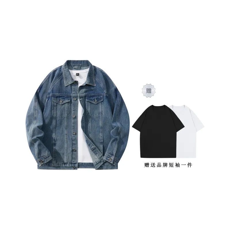 BOTH PLAY Denim Jackets Unisex-8