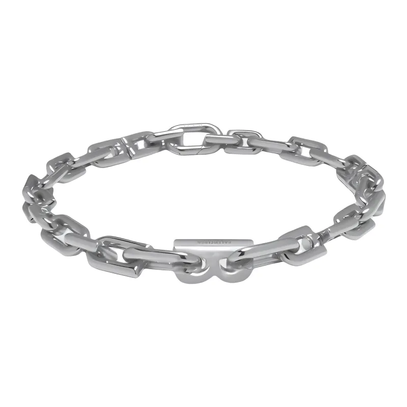Balenciaga B Chain Thin Necklace-1
