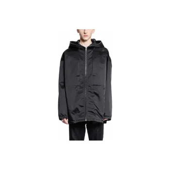 RICK OWENS Drop-Shoulder Zip-Up Hoodie