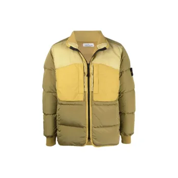 STONE ISLAND Down Jacket Men's Yellow