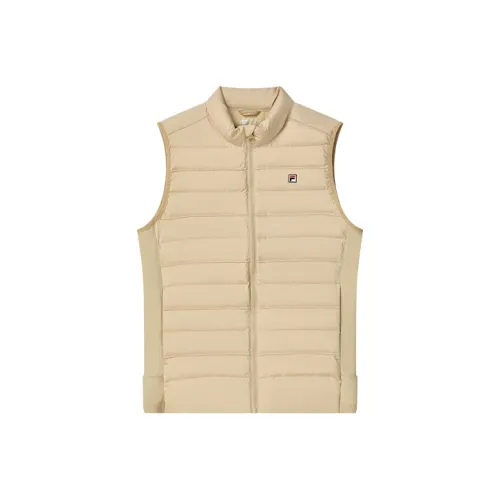 FILA Vests Men Coffee Brown