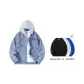Blue Denim Hooded (Comes with Long-Sleeved T-Shirt)