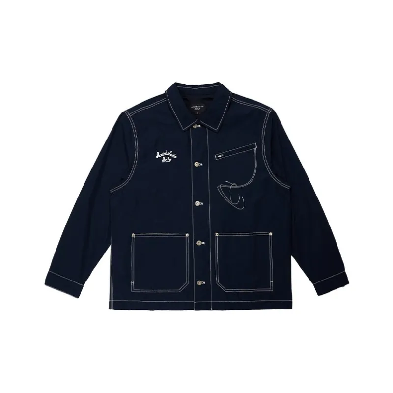 Acme De La Vie/ADLV SS22 Denim Jacket Unisex Navy-0