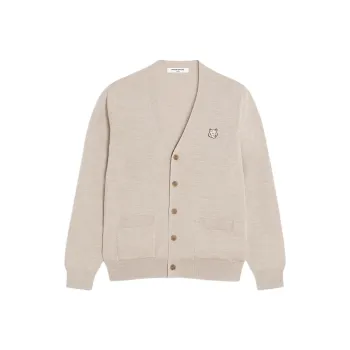 Maison Kitsune Bold Fox Head Patch Cardigan