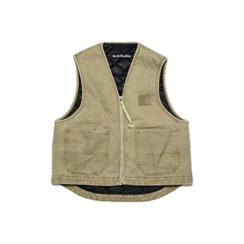 Acne Studios Vests Unisex Khaki