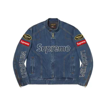 Supreme Vanson Leathers Cordura Denim Jacket