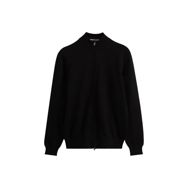 HUGO BOSS High neck Cotton Cardigan-0