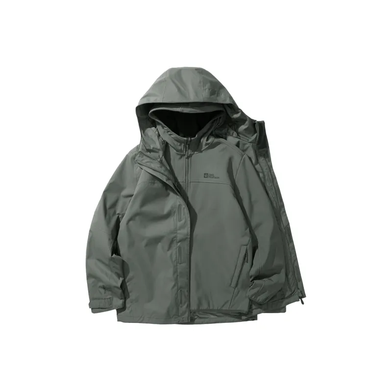 Jack Wolfskin Outdoor Hiking Water-Resistant Water-Repellent Windbreaker Jacket Men's-9