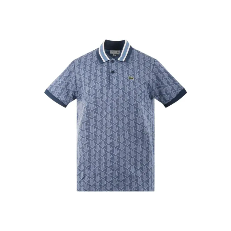 LACOSTE Patterned jacquard Polo Shirt-0