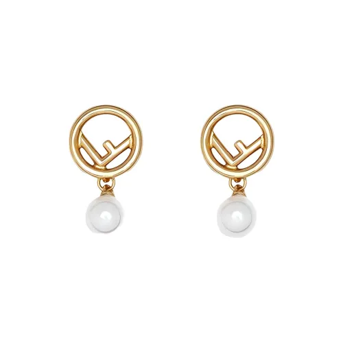 FENDI Earrings Women's Gold