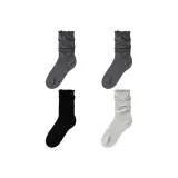 4 Pack (Dark Heather Gray 2+Black+Light Heather Gray)
