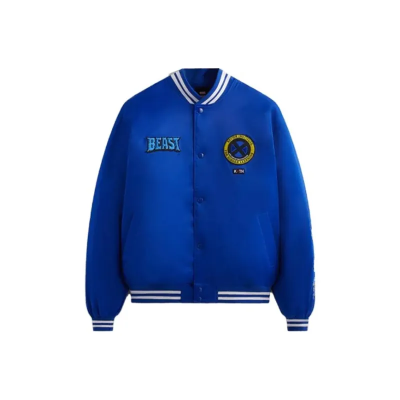 KITH For X Men Beast Satin Bomber Jacket-0