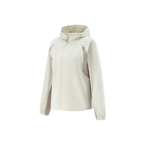 LiNing Fitness Collection P99 running Collection Jackets Coats Unisex Silver Birch Gray