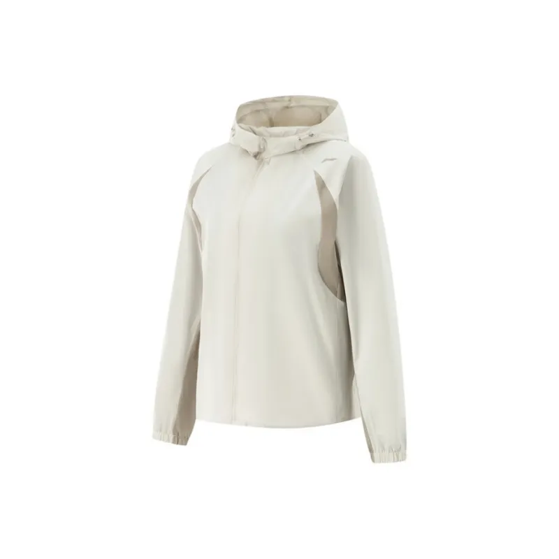 LiNing Fitness Collection Running Collection Jackets Coats Unisex Silver Birch Gray-0