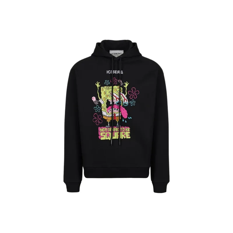Iceberg Motif print Hoodie-0