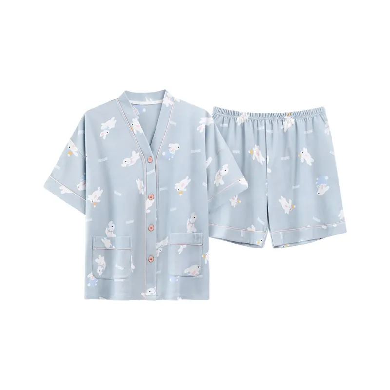 MADALLO Pajama Set Women's Sky Blue-0