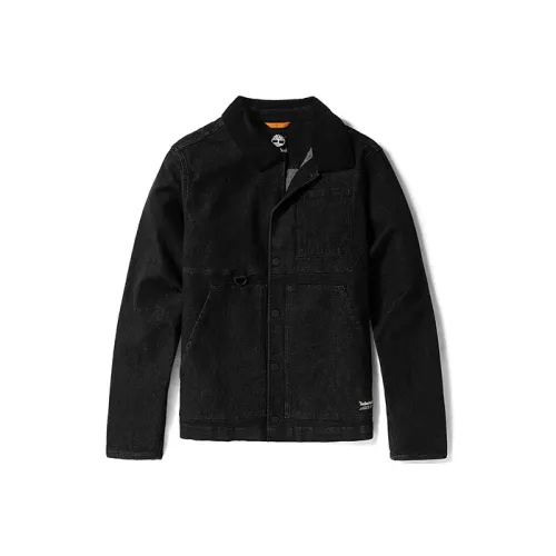 Timberland Denim Jackets Men Black