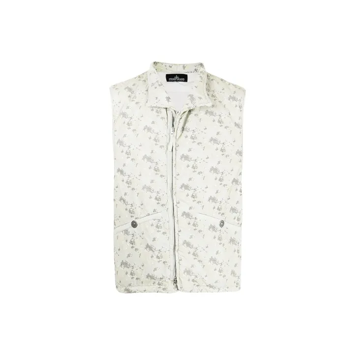 STONE ISLAND Vests Men White-0
