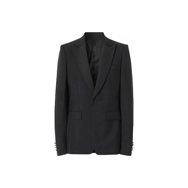 Burberry FW22 Business Suits Coats Men's Black-0