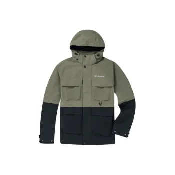 Columbia Transit Water Resistant Windbreaker Jacket Men's Green
