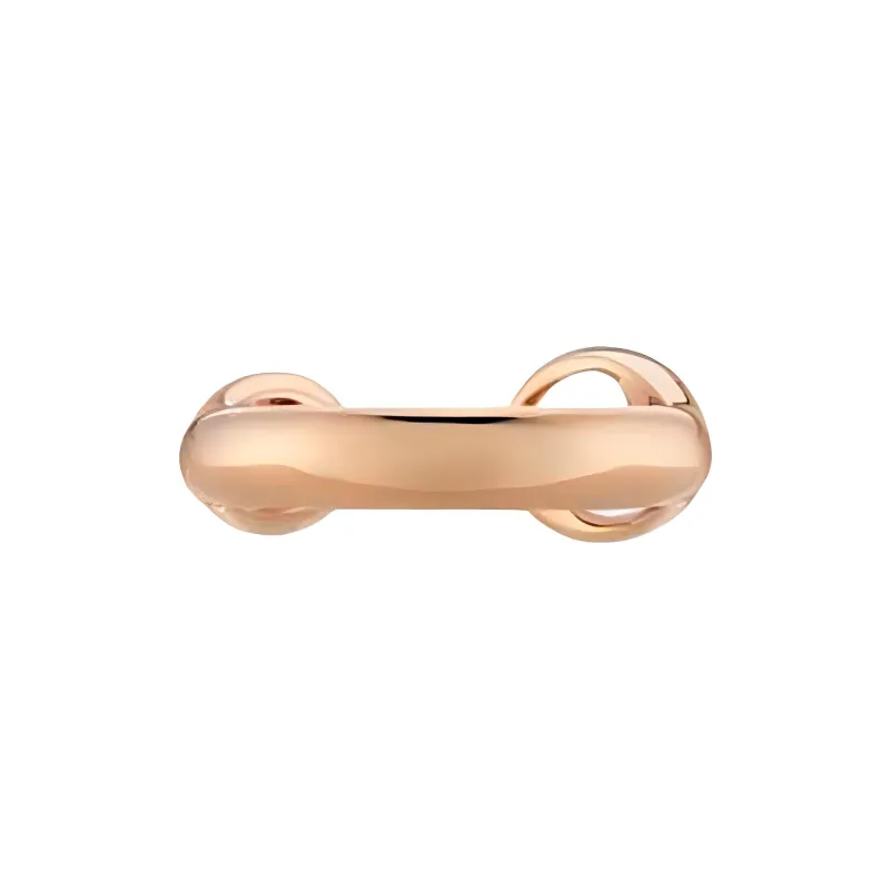 GUCCI Crystal Rings Unisex Rose Gold-3