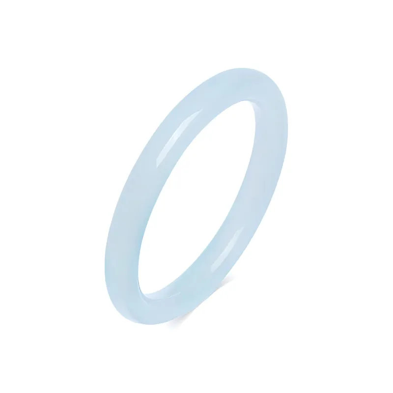 JUNWEN Chalcedony Jade Bangles Women's-1