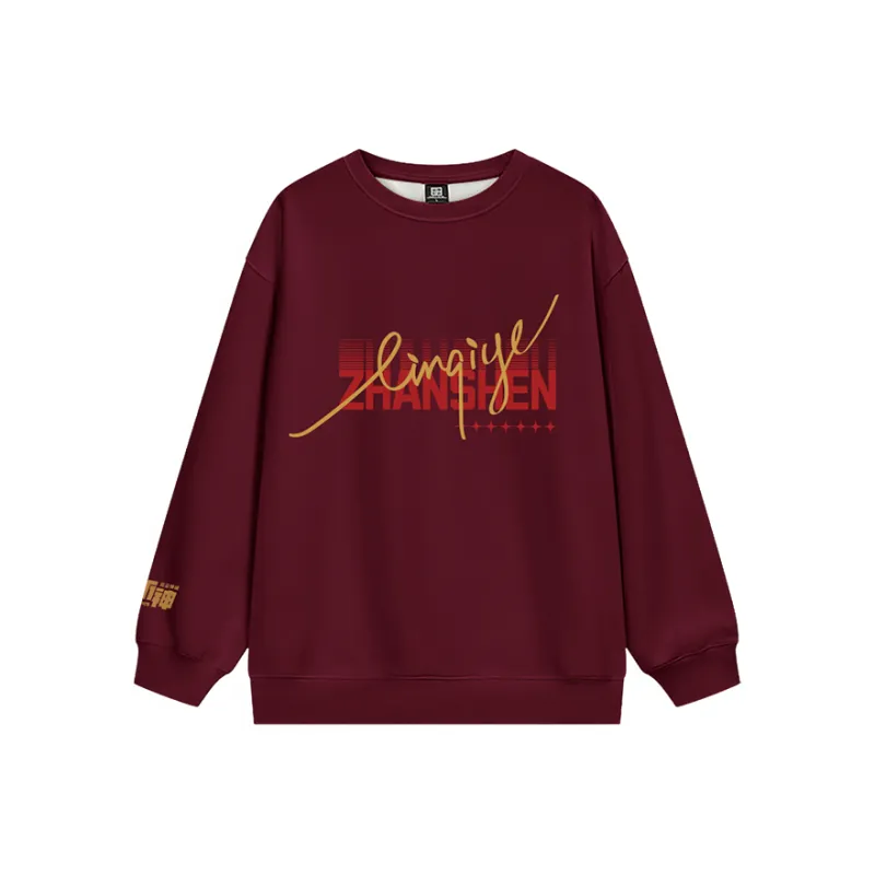 TENGXUNSHIPINCAOCHANGDI Sweatshirt Unisex Burgundy-0