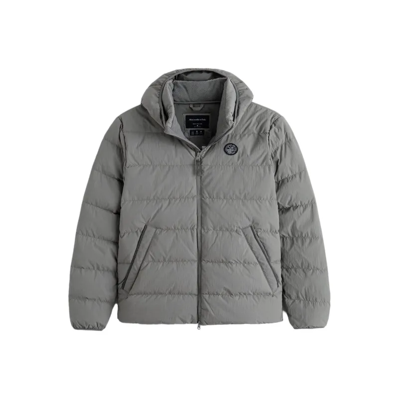 Abercrombie＆Fitch Down Jacket Men's Gray-0