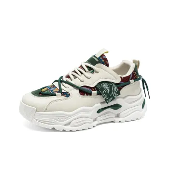SUPEREDGE Abrasion Resistant Slip Resistant Low Top Chunky Sneakers Men's