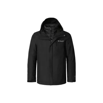 Columbia Omni Heat Waterproof And Breathable Water Repellent Windbreaker Jacket Men's Black