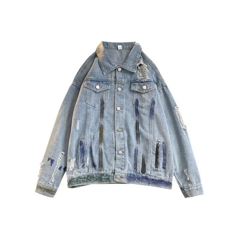 SPONGEBOB SQUAREPANTS Denim Jacket Unisex Blue-7