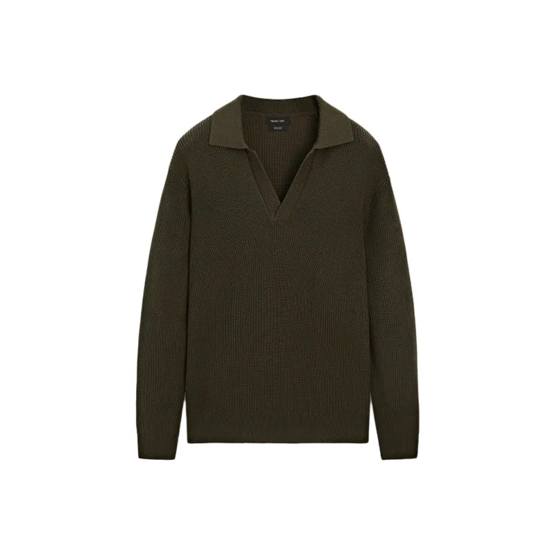 Massimo Dutti Knitwear Men's Dark Green-0