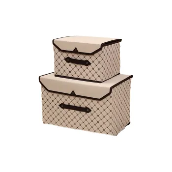 ALOENEY PU Storage Box Combo Set Unisex Multicolor