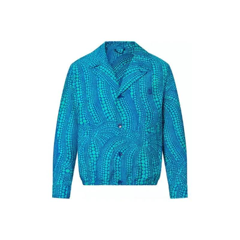 LOUIS VUITTON Louis Vuitton X Yayoi Kusama Jackets & Coats Men's Blue-0