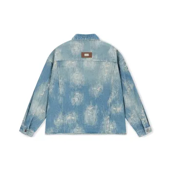 BONELESS Denim Jackets Unisex Blue