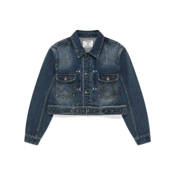 Wrangler X COVERNAT Denim Jackets Unisex Blue