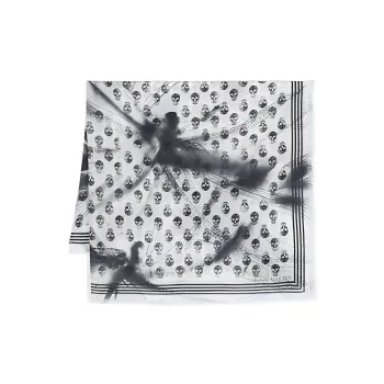 Alexander McQueen Skull Printed Scarf