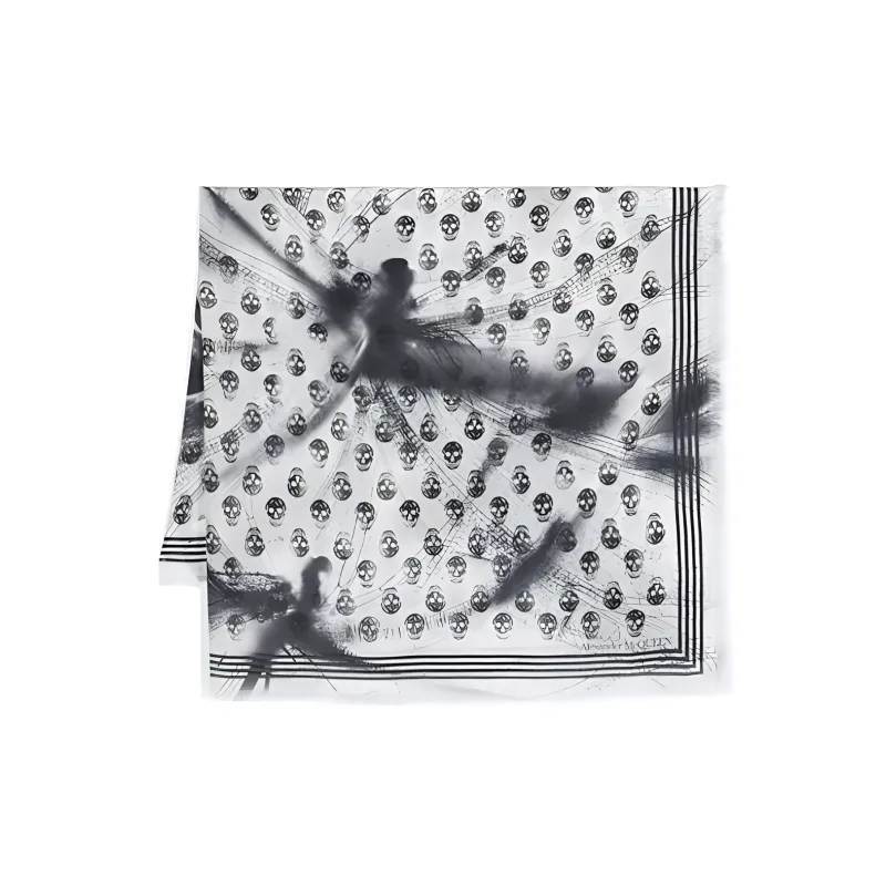 Alexander McQueen Skull Printed Scarf-0