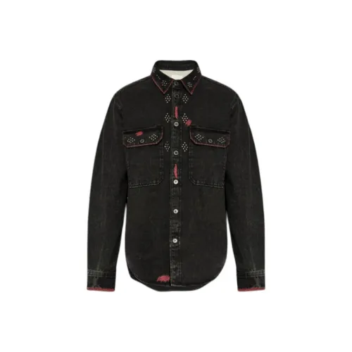 ISABEL MARANT Sylla Logo Embroidered Drawstring Hoodie