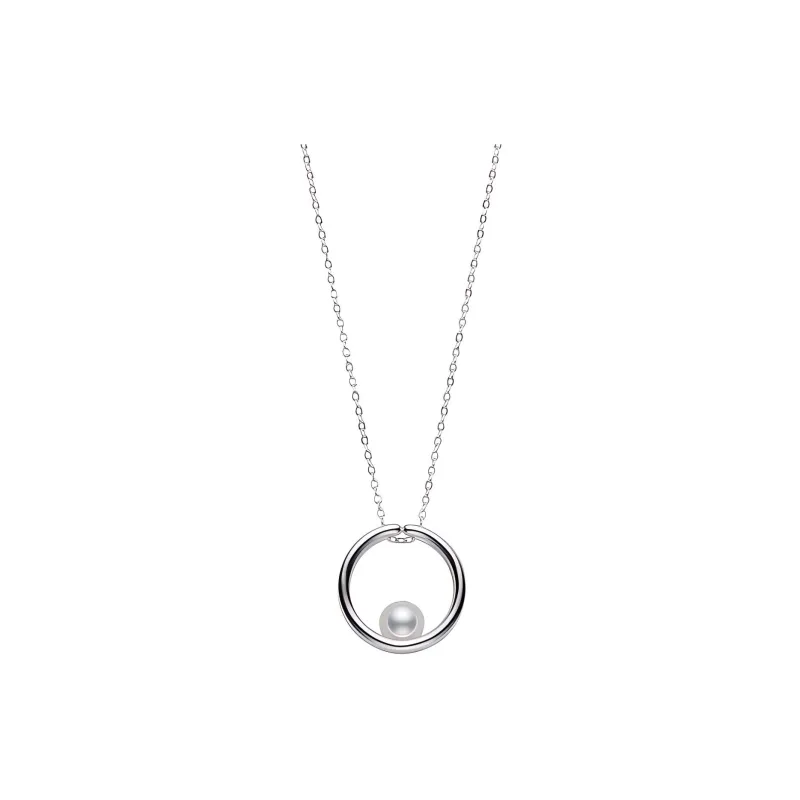 MIKIMOTO Necklaces Unisex Silver-0