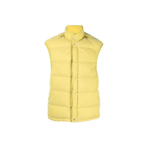 STONE ISLAND Vests Men Lemon Yellow