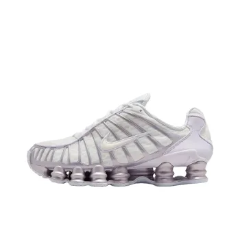 Nike Shox TL Series Anti Slip Wear Resistant Low Top Casual Running Shoes Women's White Purple