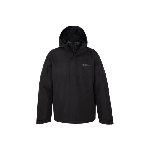 Jack Wolfskin Water Resistant Windproof Wear Resistant Warm Water Repellent Windbreaker Jacket Men's