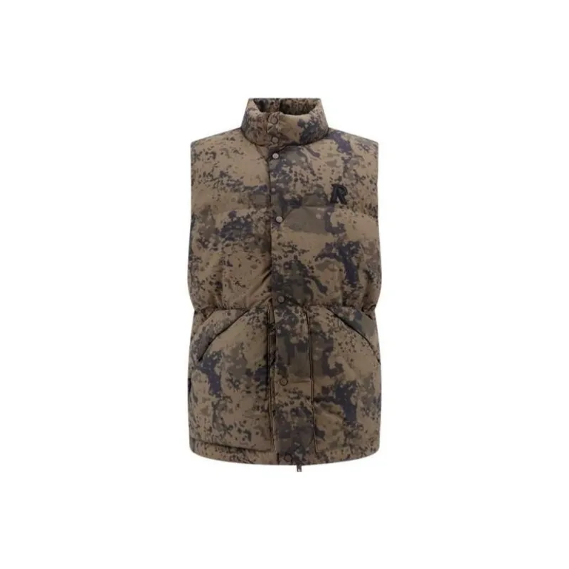 REPRESENT Camouflage print Puffer Gilet-0