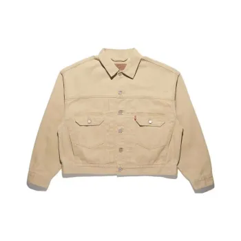 Levis X DOE Denim Jackets Unisex Khaki
