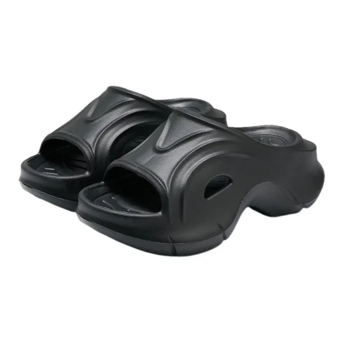 Meter Height Increasing Platform Women's Squashy And Bouncy Feeling EVA Summer Indoor Bathroom Bathing Slippers-3