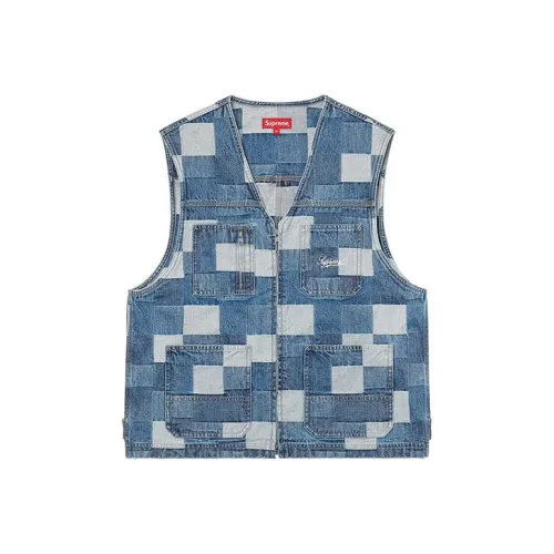Supreme Patched Denim Vest