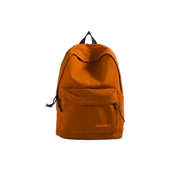 XIANGSU Nylon Fabric Backpack Unisex Brown/Blue/Black/White