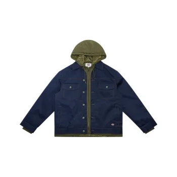 Dickies Puffer Jacket Winter Unisex Dark Navy Blue